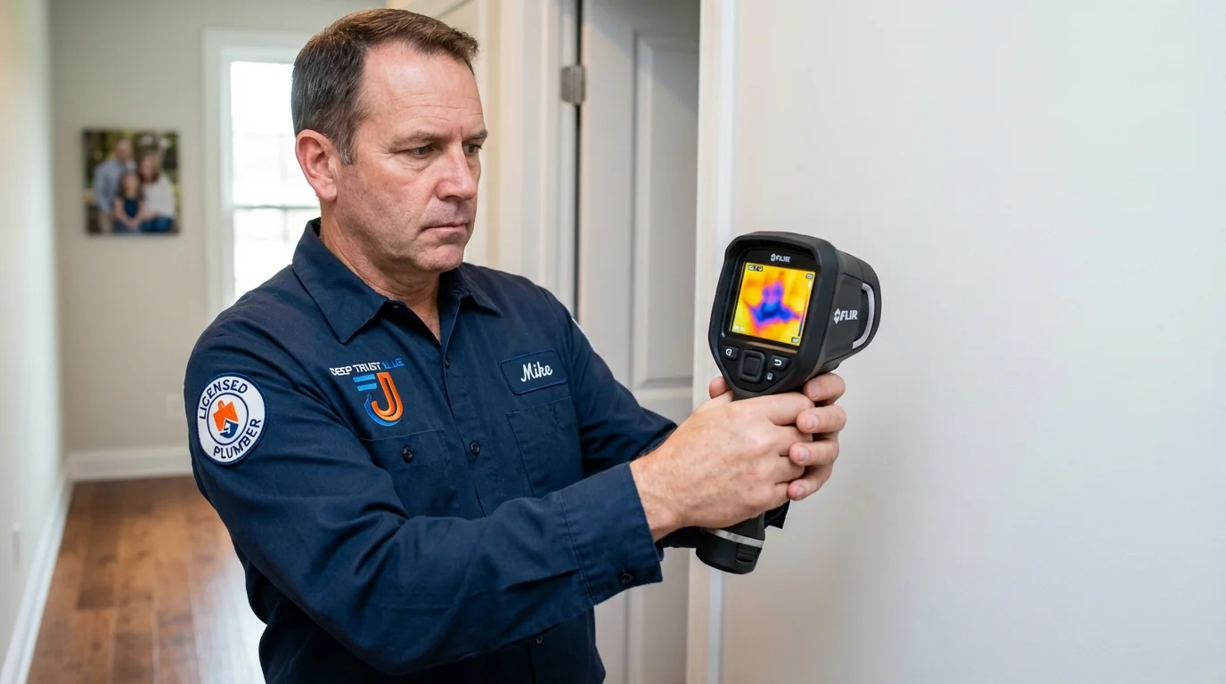 Thermal imaging leak detection by Johns Plumbing LLC in Mundelein